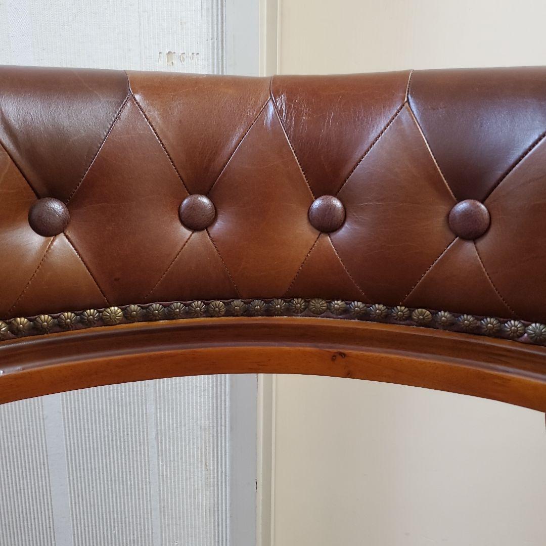 大幅値下げ！【稀少】イタリア製　アンティークチェア　回転式