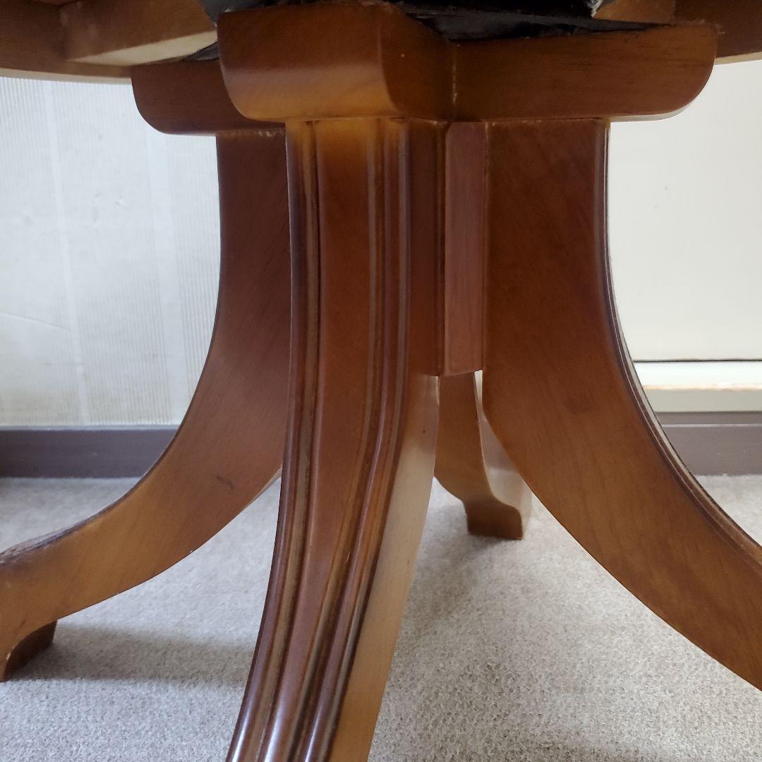 大幅値下げ！【稀少】イタリア製　アンティークチェア　回転式