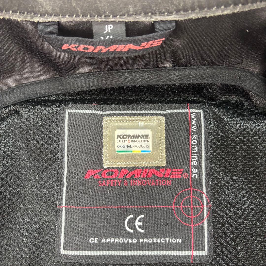 コミネ(KOMINE)バイク用 シングルライダースレザー 本革 牛革 XL