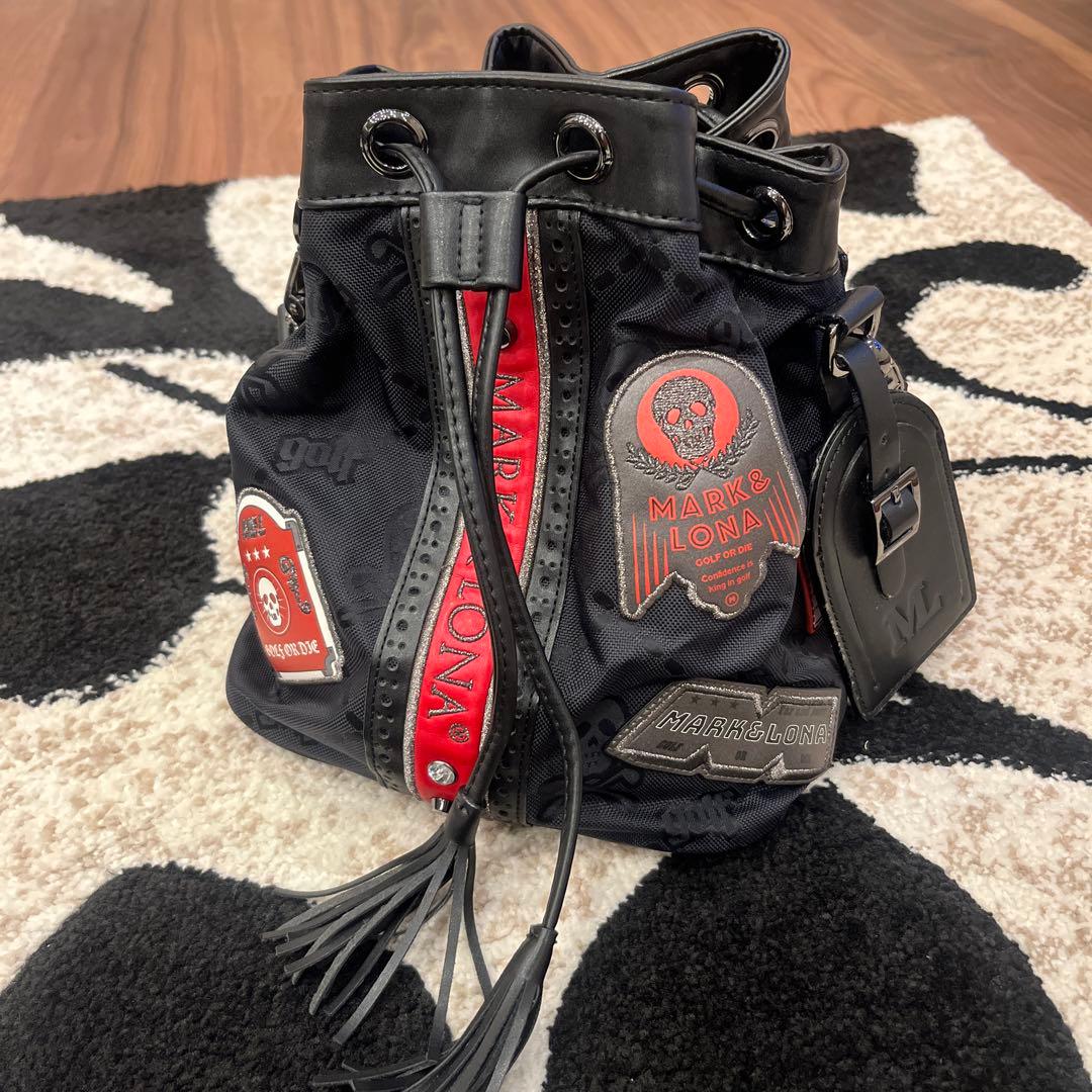 MARK&LONA ブラック ゴルフバッグ