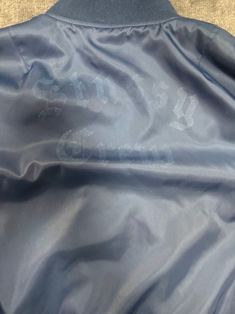 90s old stussy MA-1 ジャケットstussy crew