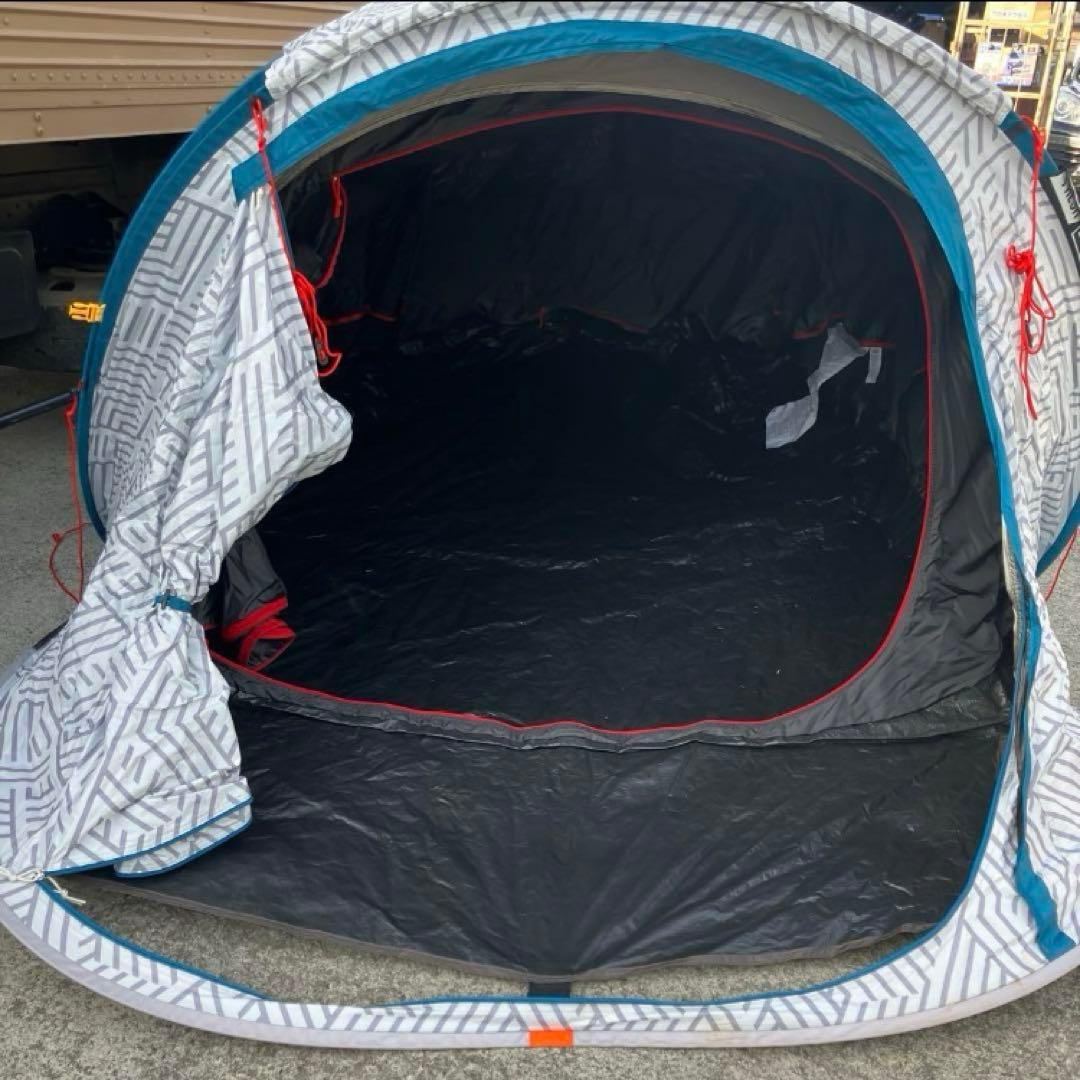 Quechua ツーリングテント ワンタッチテント 簡単設営 テント 2人用