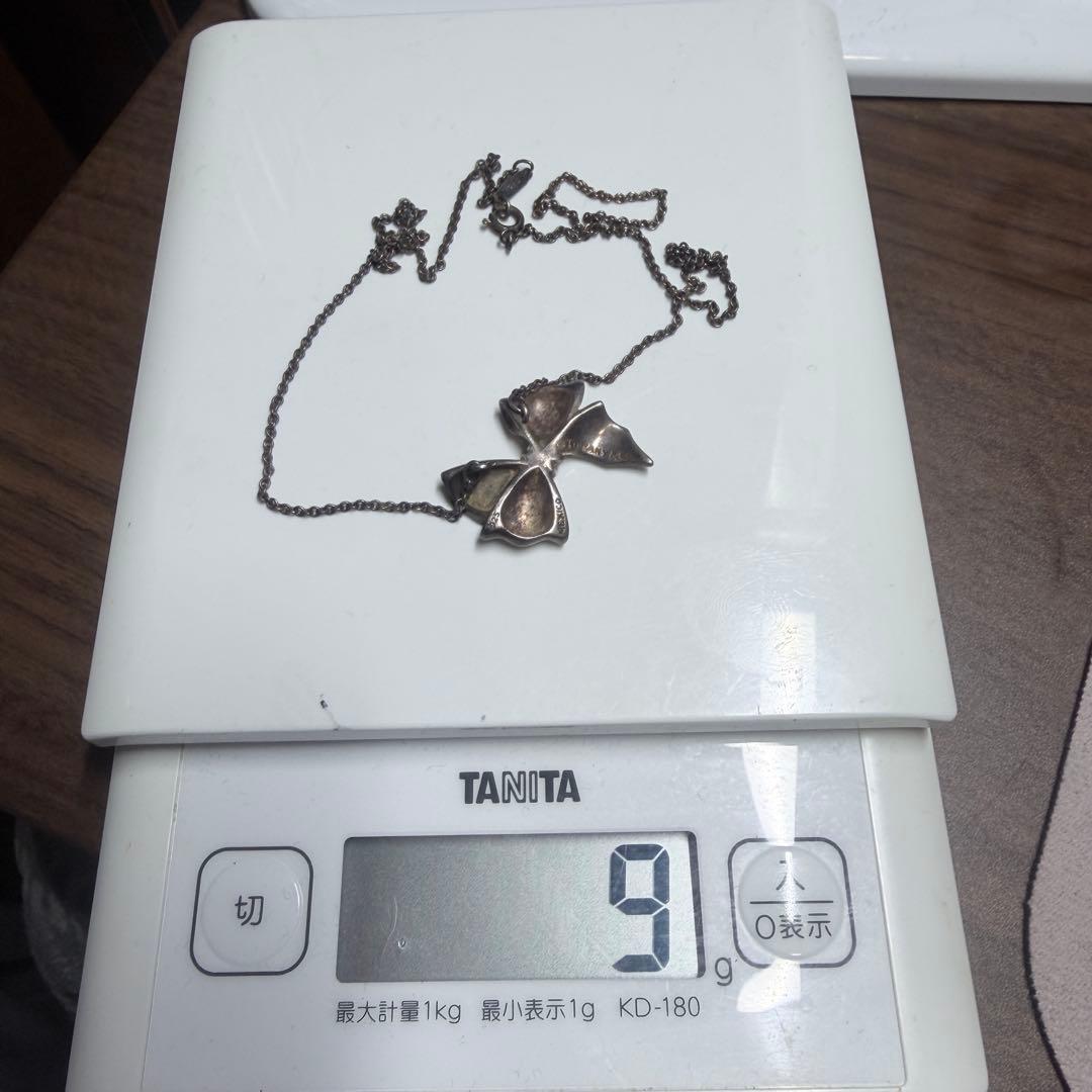 ティファニー　ネックレス　りぼん