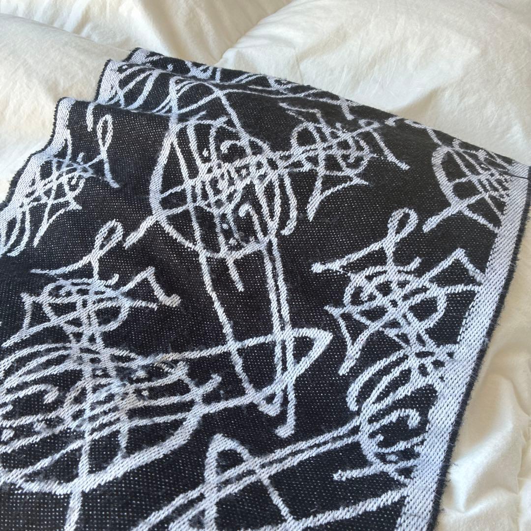 vivienne westwood オーブ柄マフラー　廃盤　イタリア製