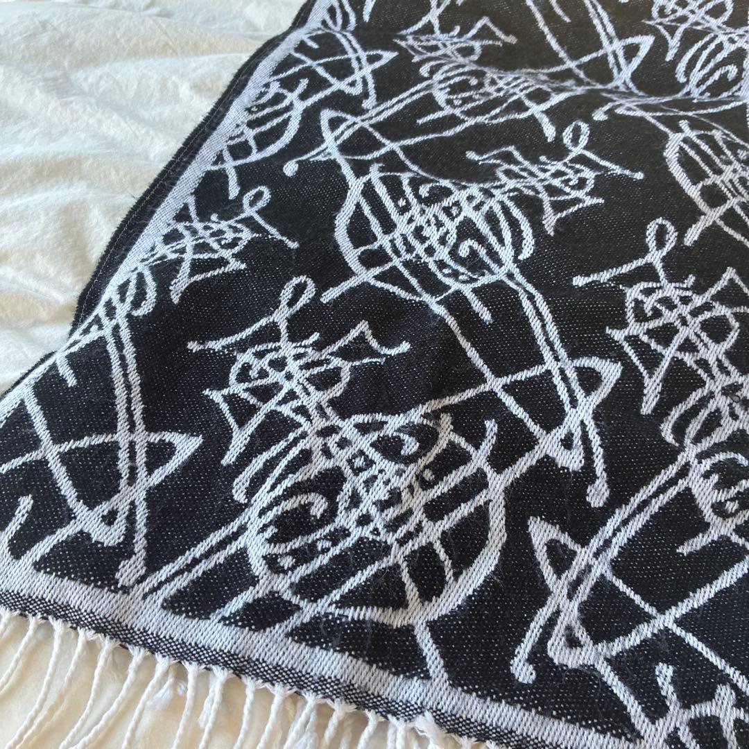 vivienne westwood オーブ柄マフラー　廃盤　イタリア製