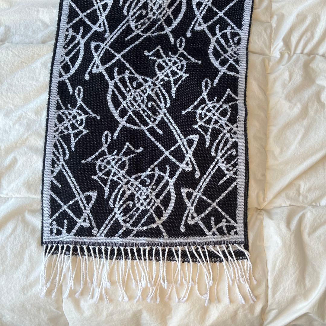 vivienne westwood オーブ柄マフラー　廃盤　イタリア製