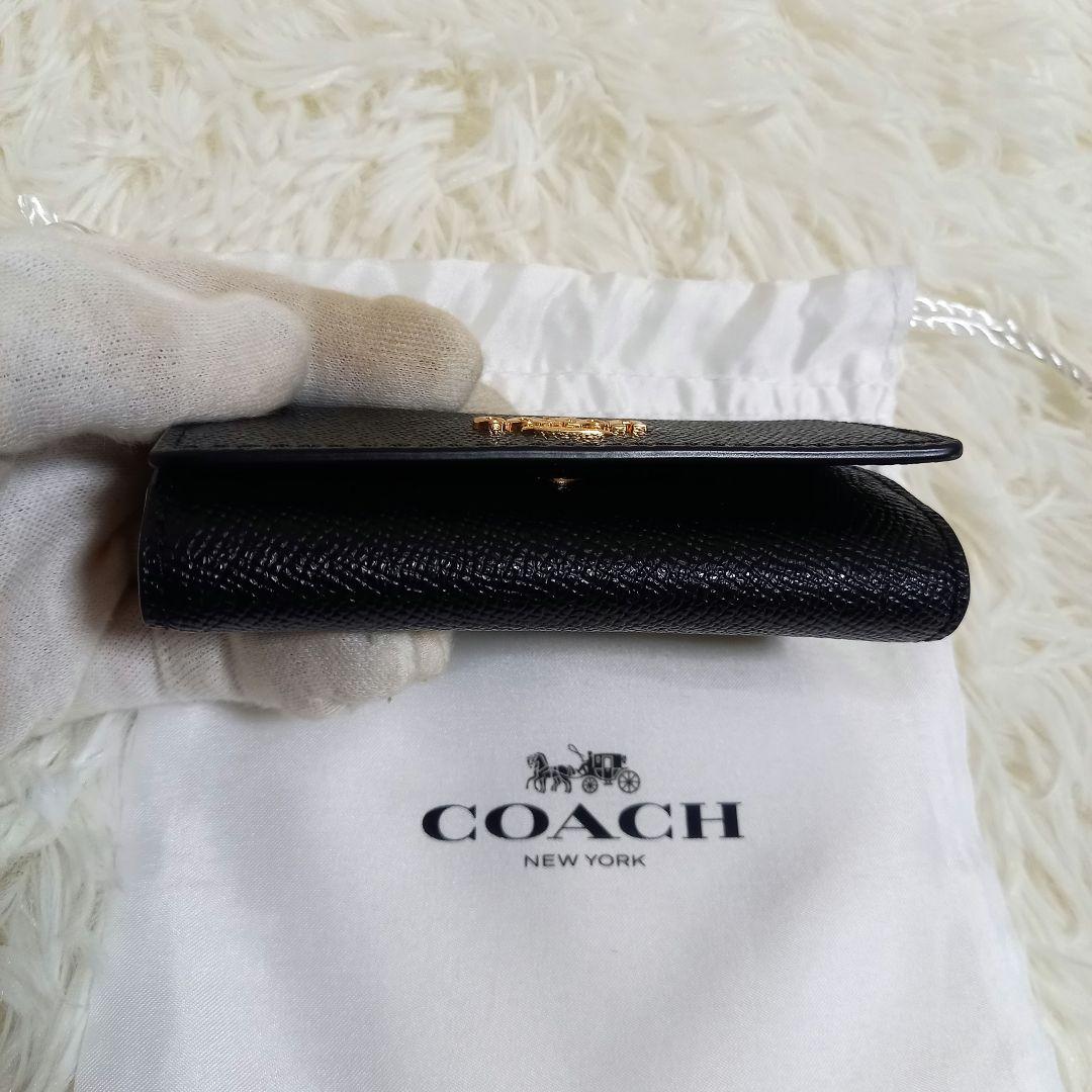 専用✨未使用級✨ コーチ 6連キーケース キーリング付き ブラック