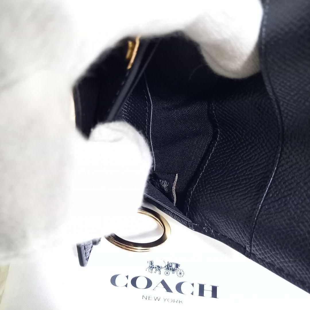 専用✨未使用級✨ コーチ 6連キーケース キーリング付き ブラック