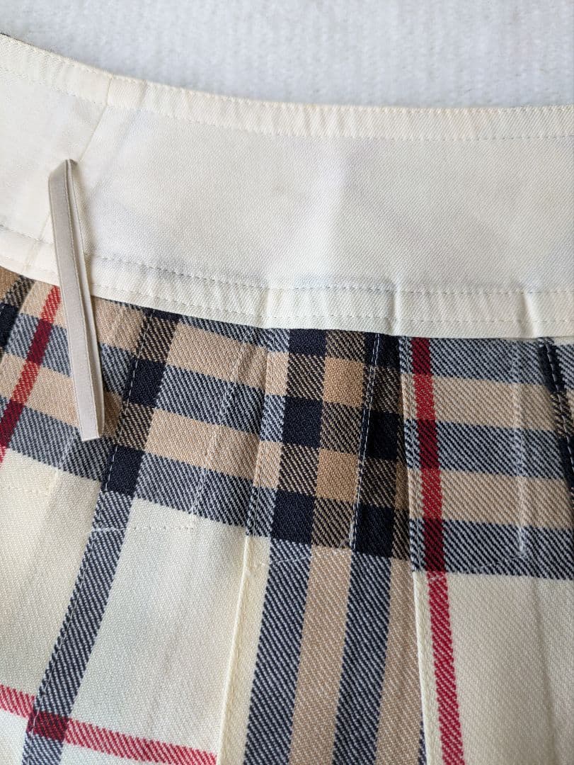 BURBERRY BLUE LABEL ノバチェック　ラップスカート 着用1回