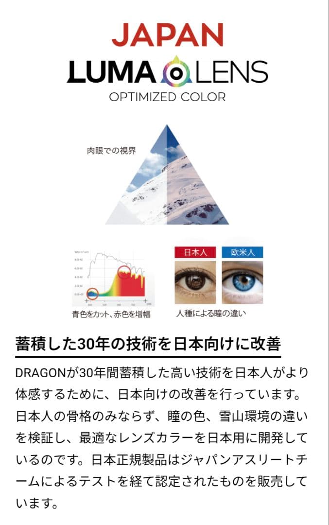 DRAGON スノーゴーグル