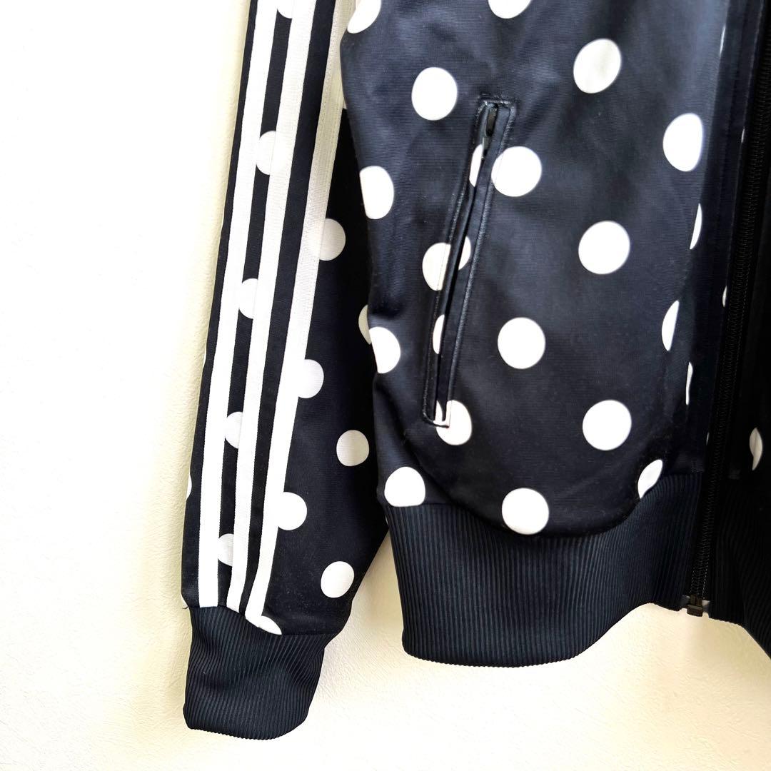 希少L◆ アディダス ドット ジャージ トラック ジャケット adidas 水玉