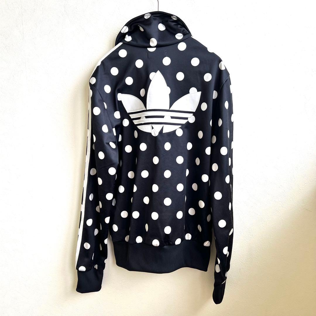 希少L◆ アディダス ドット ジャージ トラック ジャケット adidas 水玉