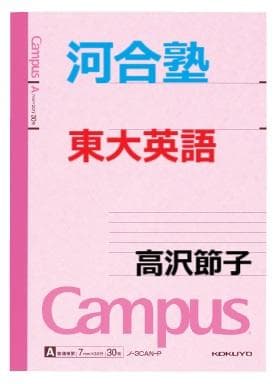 【河合塾】『東大英語　高沢節子先生　第1講授業ノート』　　+α　　駿台代ゼミ東進