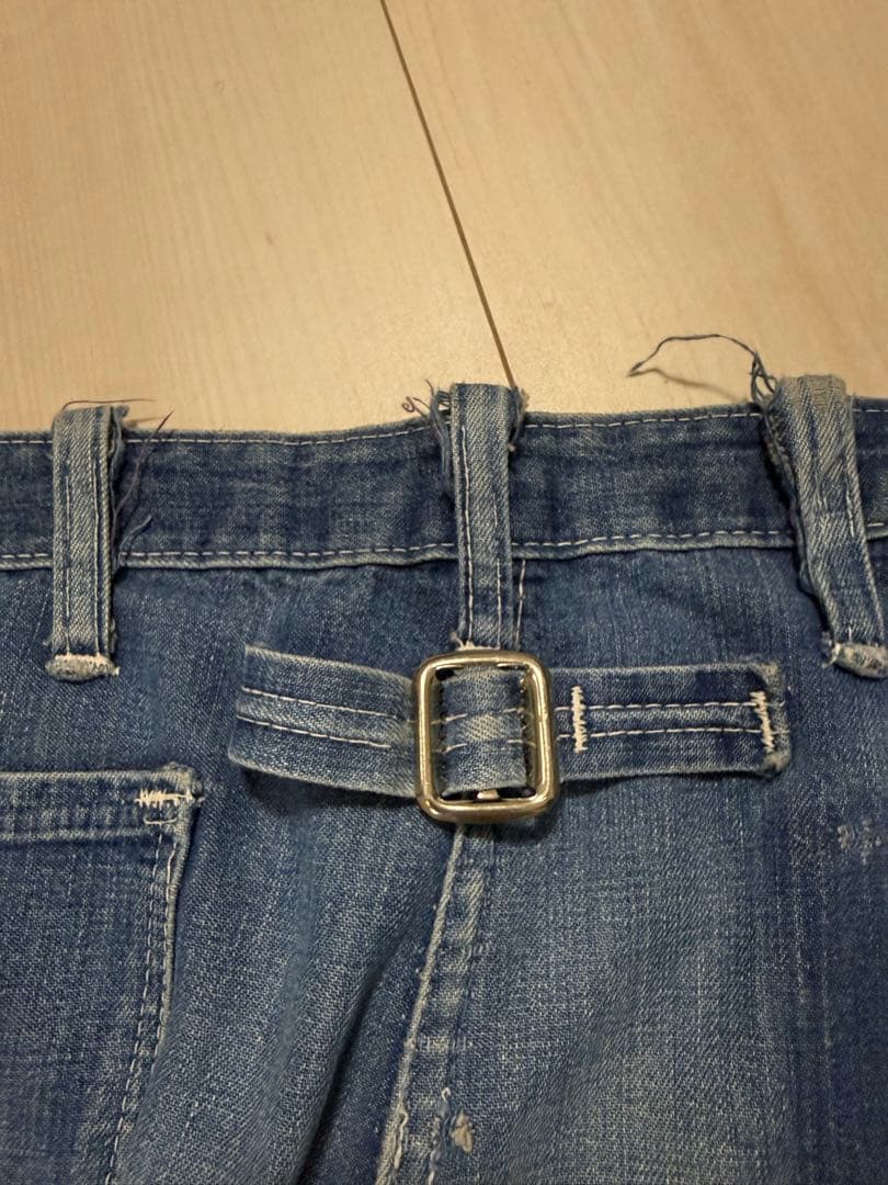 50s–60s デニム ベイカーパンツ／ペインターパンツ