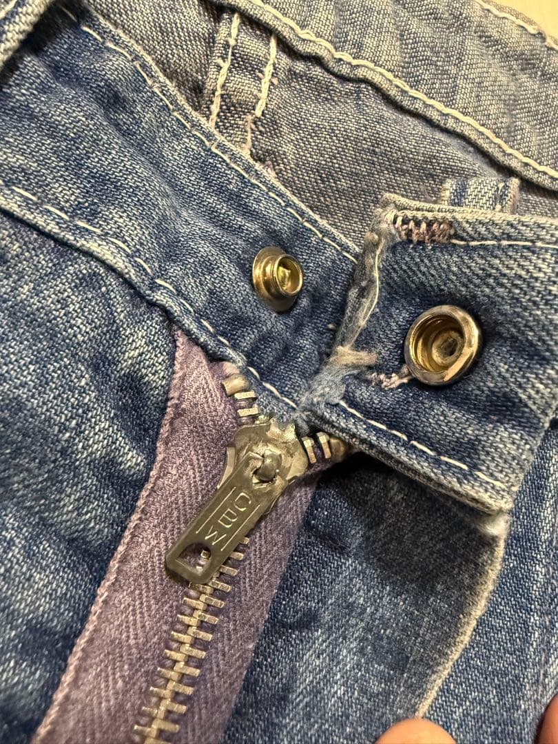 50s–60s デニム ベイカーパンツ／ペインターパンツ