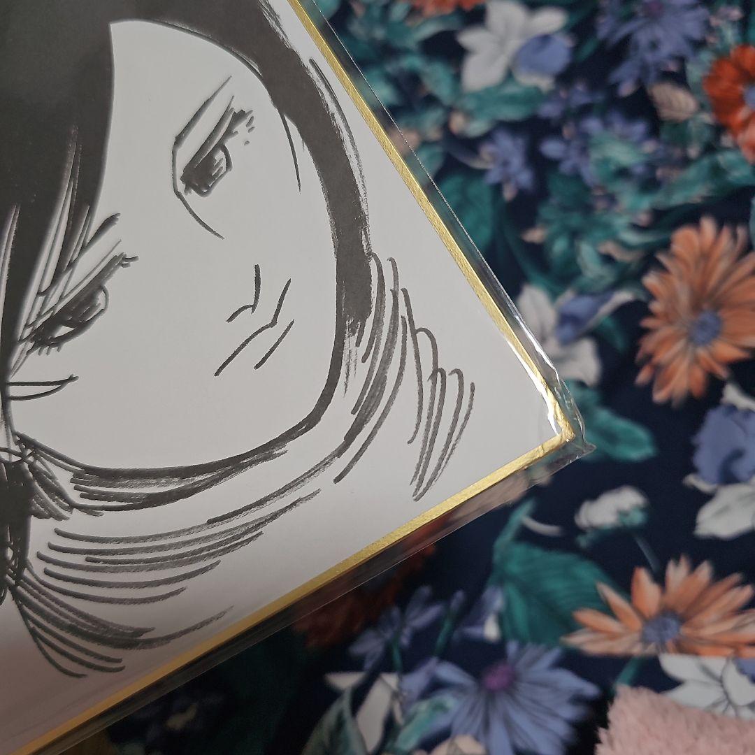 進撃の巨人 DVD CD ブルーレイ 諫山創 サイン色紙 セット