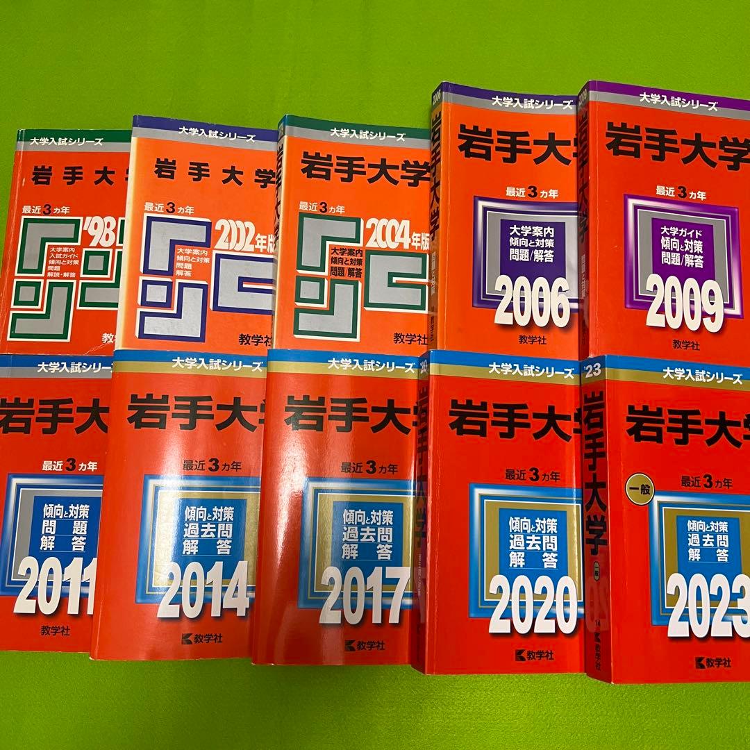 赤本　岩手大学　1995年～2022年 27年分