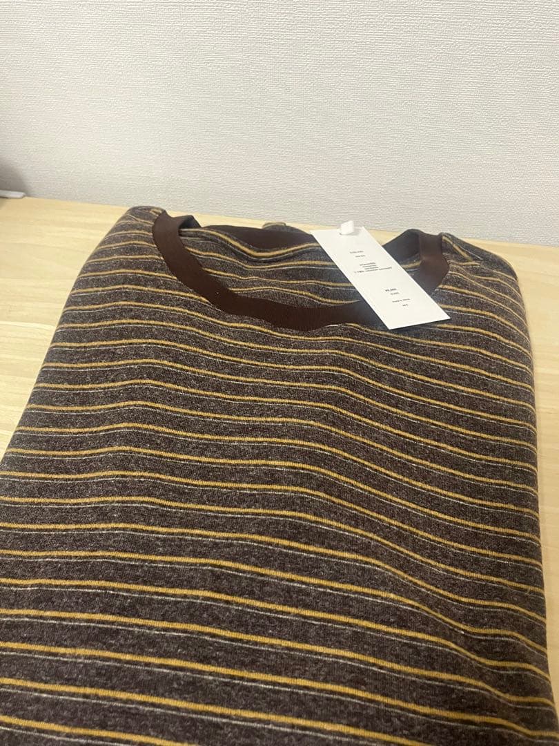 トップス aere / border long T-shirts