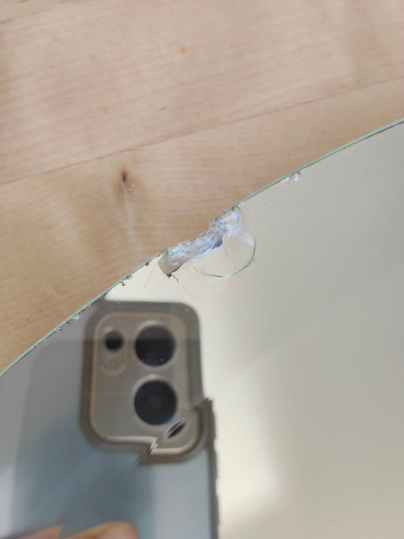 BoConcept　ウォールミラー　※割れあり