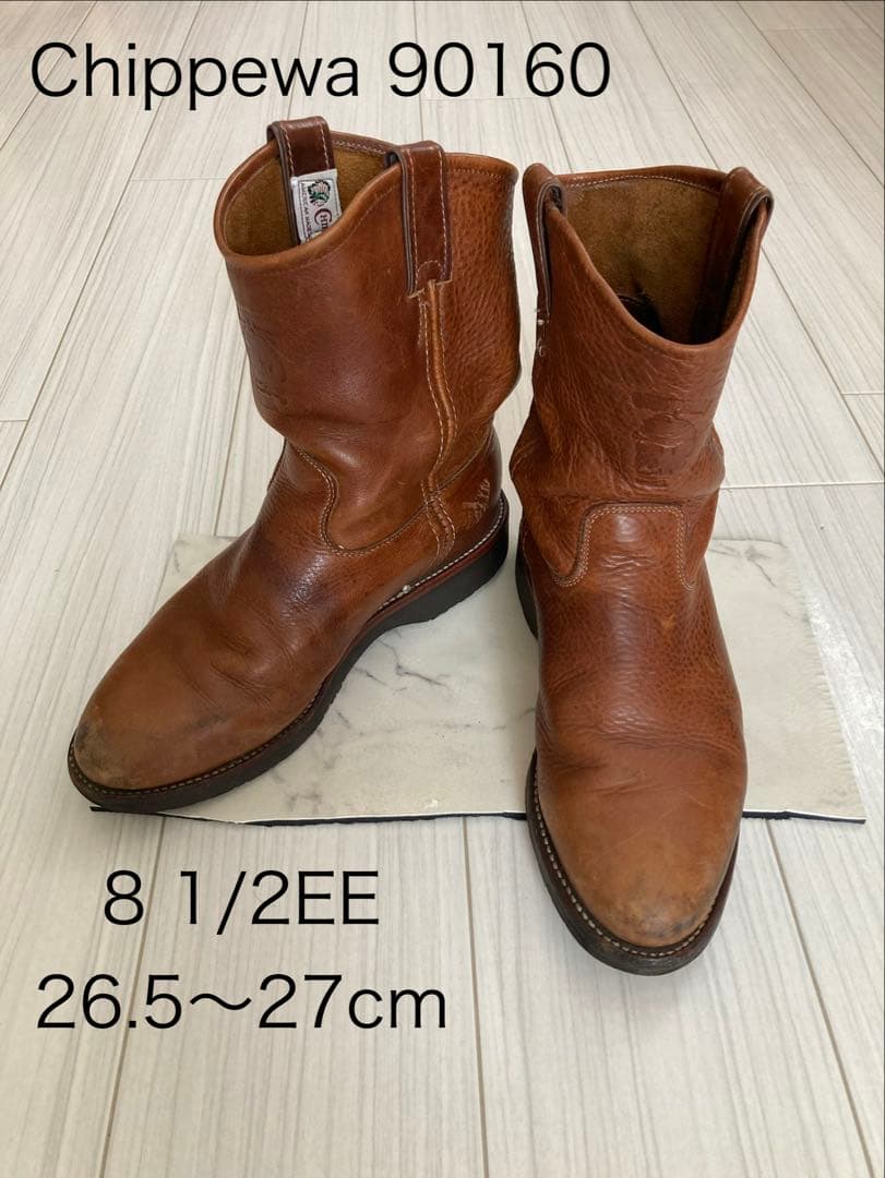 Chippewa ペコスブーツ 90160 ショート丈　26.5〜27cm