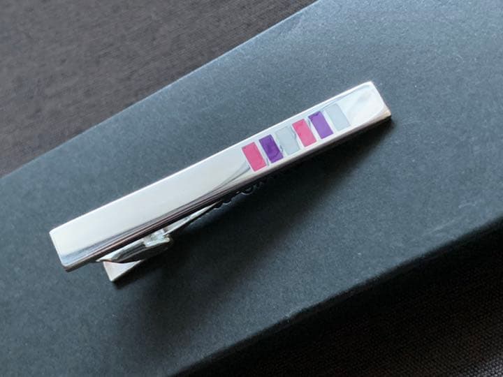 Paulsmithシルバー925 マルチカラー R タイピン 未使用