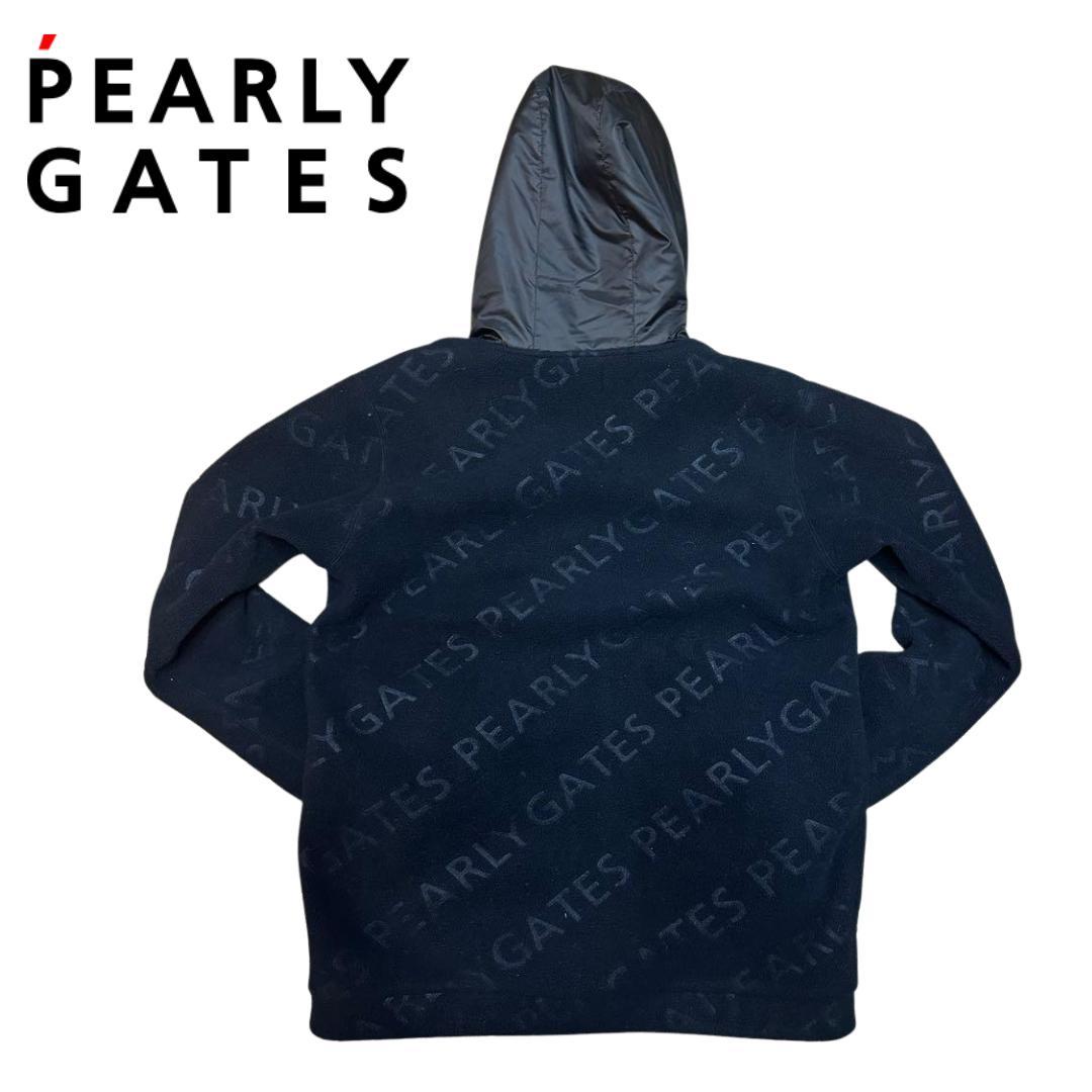 【再出品値引中】PEARLY GATES ゴルフ用フリースジャケット ブラック