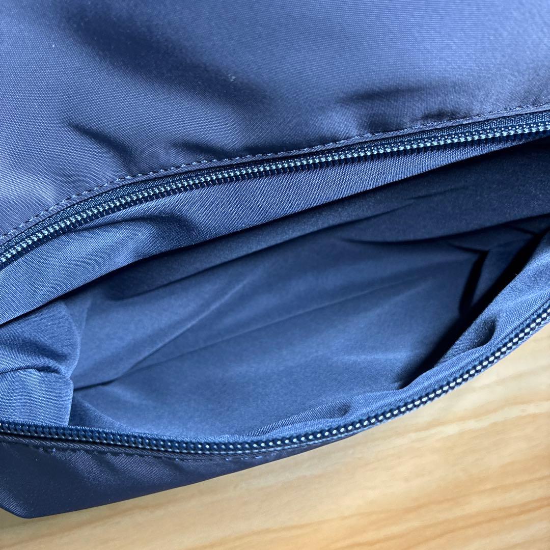 Kitamura トートバッグ 濃紺 ネイビー A4可