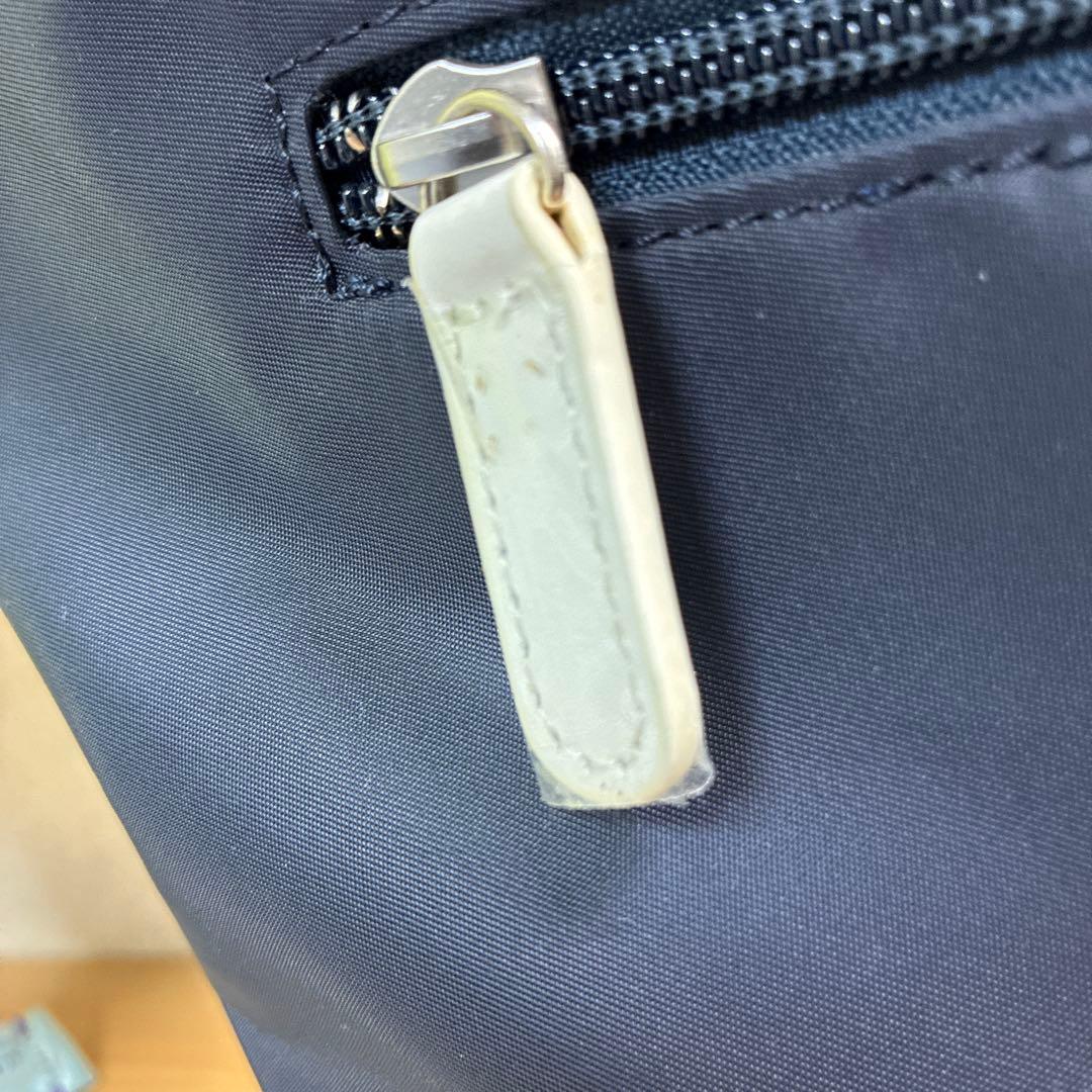 Kitamura トートバッグ 濃紺 ネイビー A4可