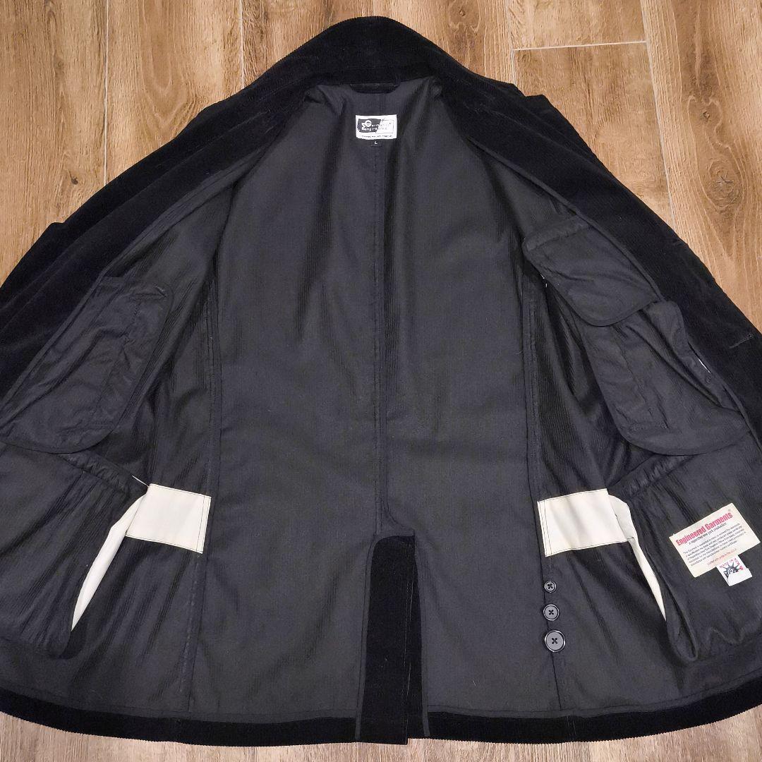 美品✨️　エンジニアードガーメンツ　太畝コーデュロイ　チョアジャケット　黒