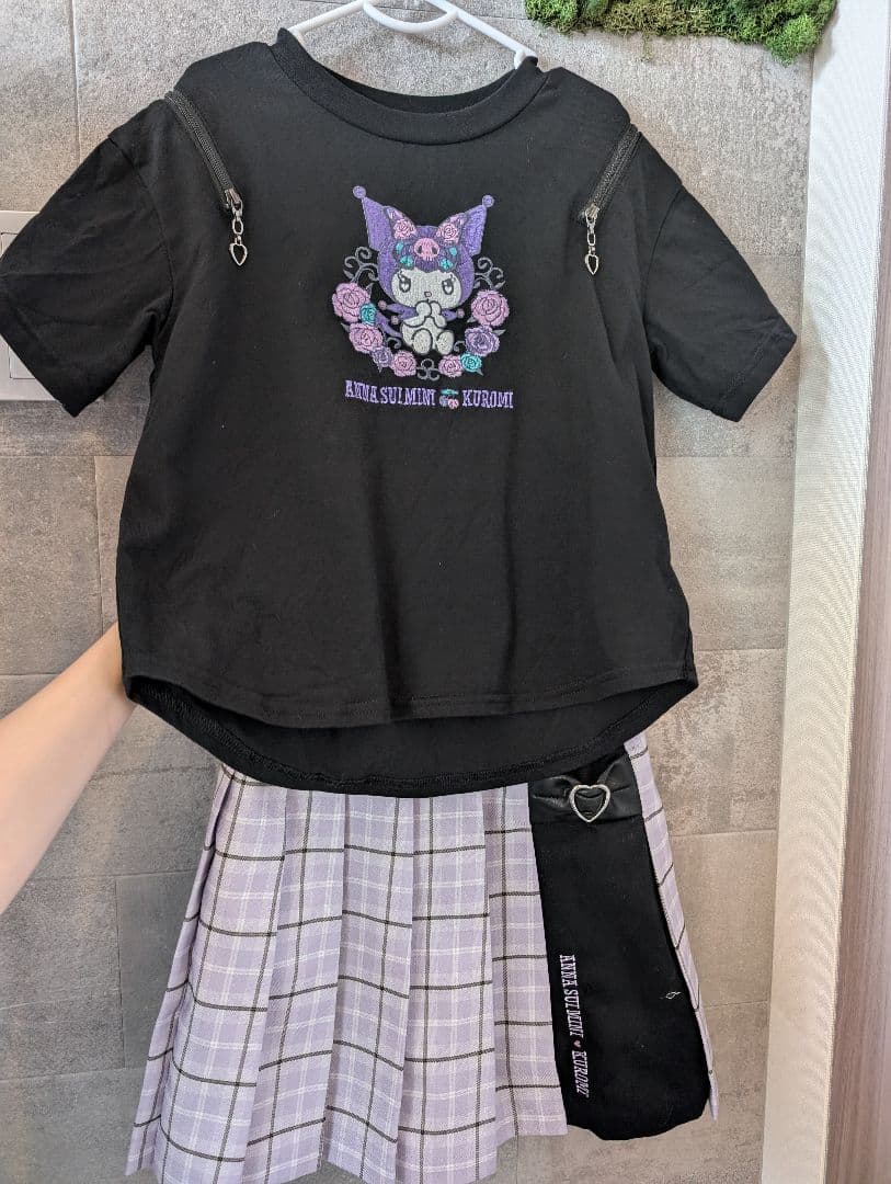 ほぼ未使用✨ANNA SUI mini × クロミ コラボ 上下セット✨120㌢