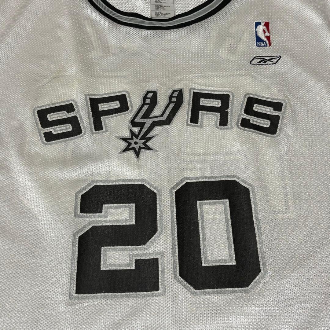 【REEBOK】バスケシャツ NBA サンアントニオ・スパーズ ジノビリ 20