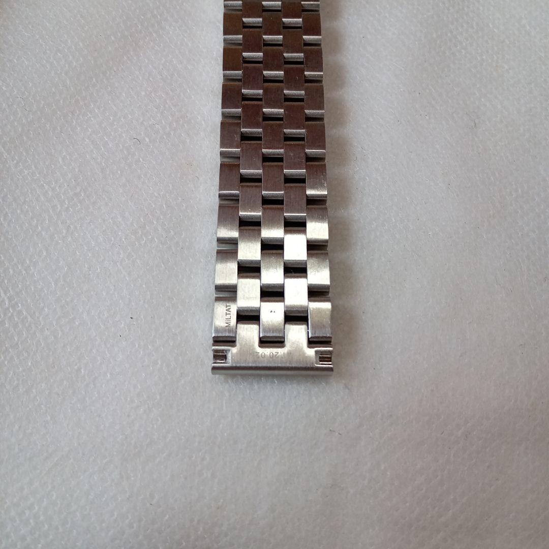 【未使用】タイコノートMiltat腕時計金属ベルト　20mm幅