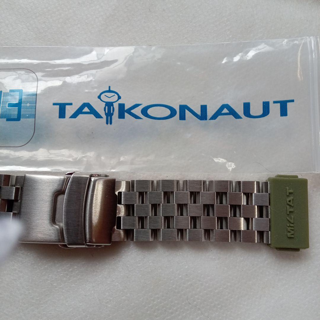 【未使用】タイコノートMiltat腕時計金属ベルト　20mm幅