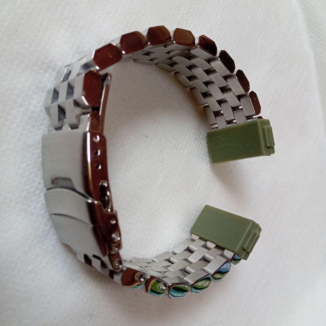 【未使用】タイコノートMiltat腕時計金属ベルト　20mm幅