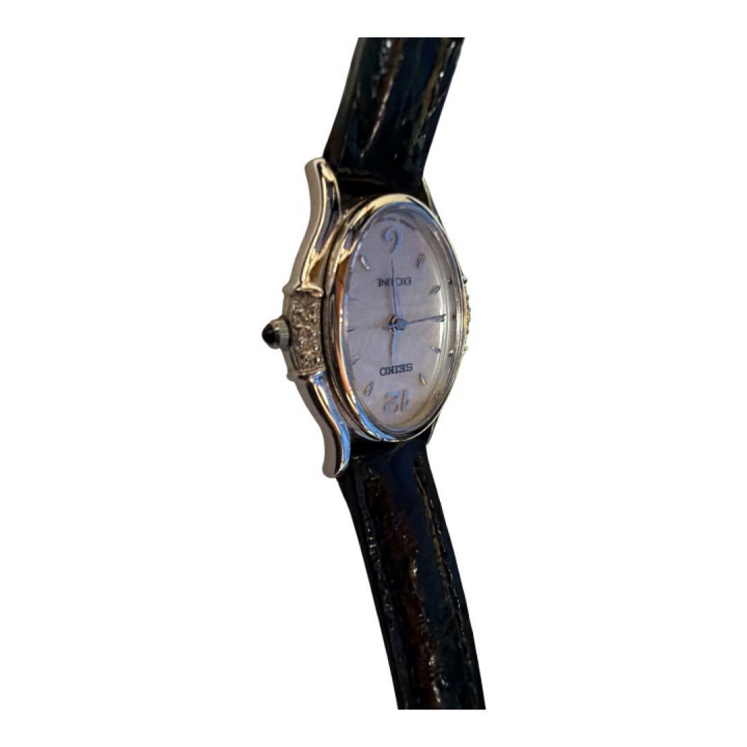 【稼働】SEIKO エクセリーヌ 1F21-5F50 6Pダイヤ シェル文字盤