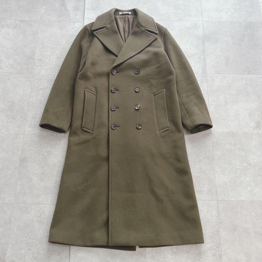 AURALEE オーラリー BEAVER MELTON LONG P-COAT
