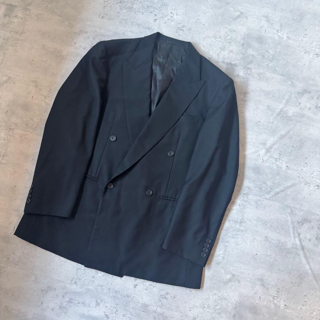 Burberry バーバリー　セットアップ　ダブル　ブラック　黒　冠婚葬祭