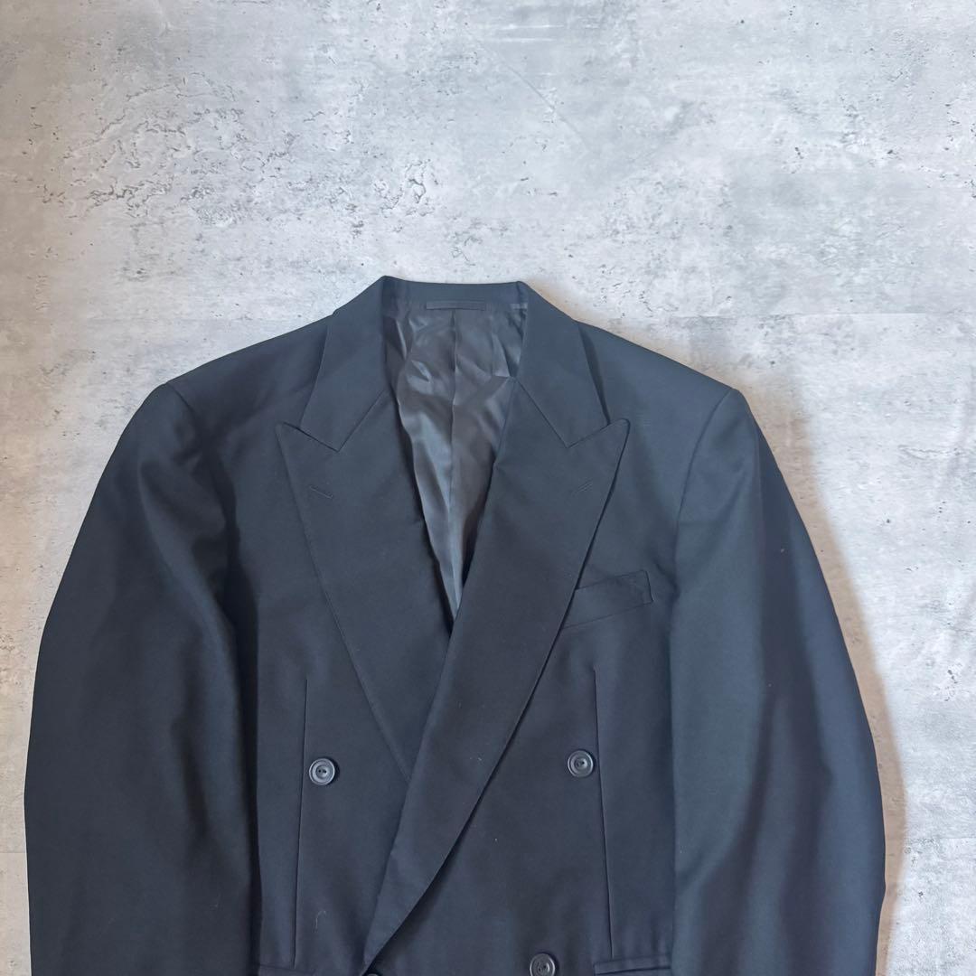 Burberry バーバリー　セットアップ　ダブル　ブラック　黒　冠婚葬祭