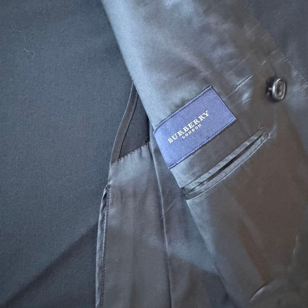 Burberry バーバリー　セットアップ　ダブル　ブラック　黒　冠婚葬祭