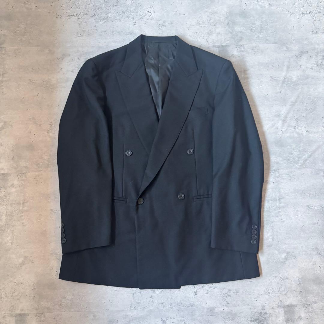 Burberry バーバリー　セットアップ　ダブル　ブラック　黒　冠婚葬祭