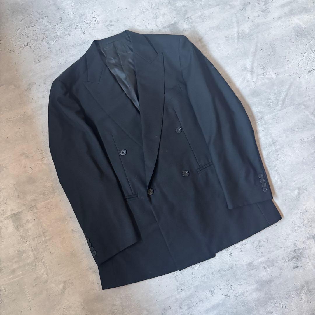 Burberry バーバリー　セットアップ　ダブル　ブラック　黒　冠婚葬祭