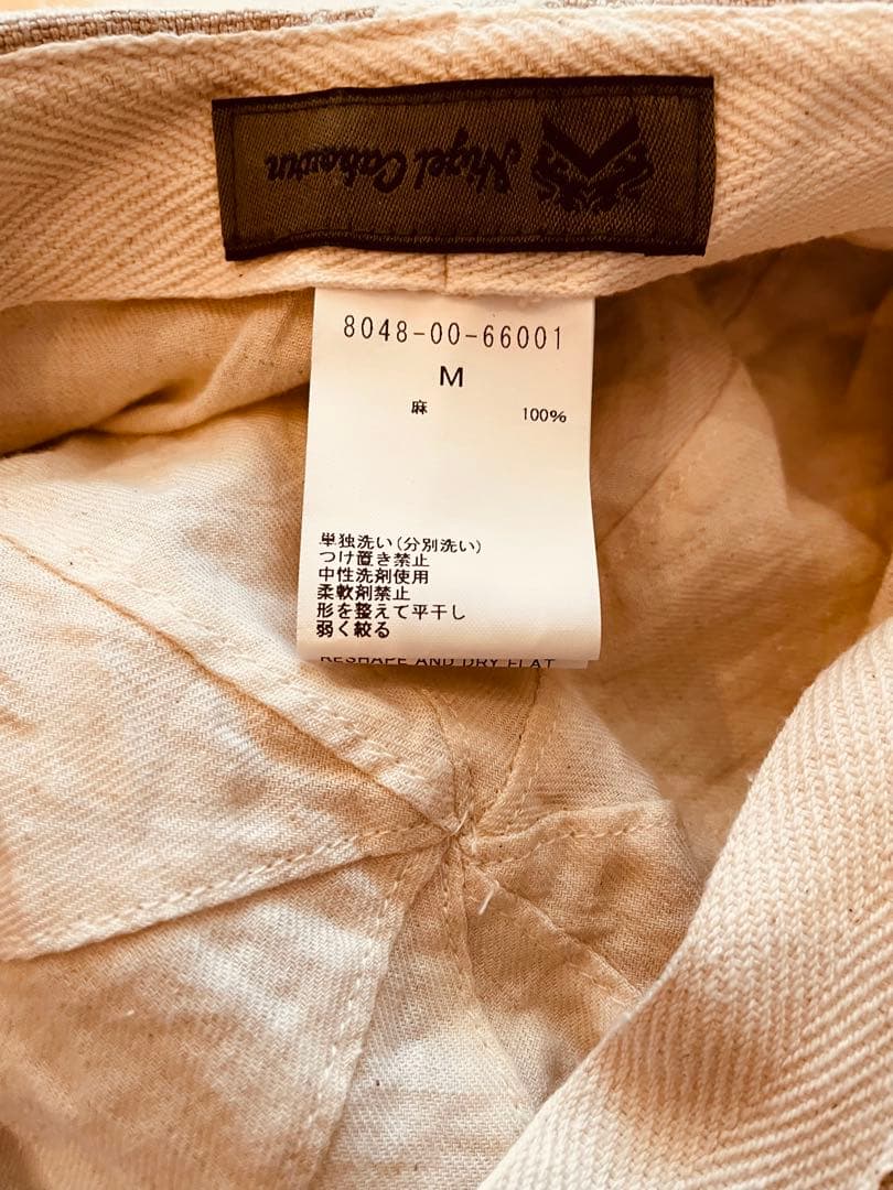 24SS【Nigel Cabourn】CASQUETTE - LINEN OX