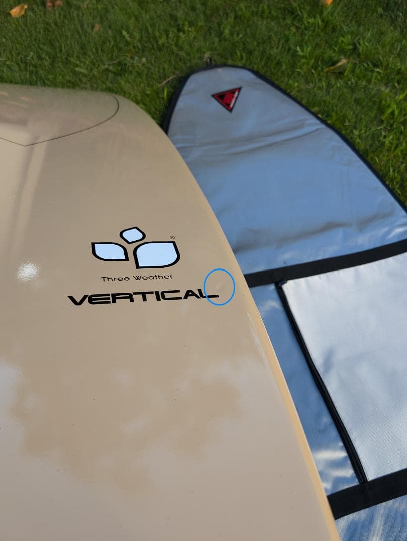 49ℓ スリーウェザー 6’6 ハッピーターン vertical ファンボード