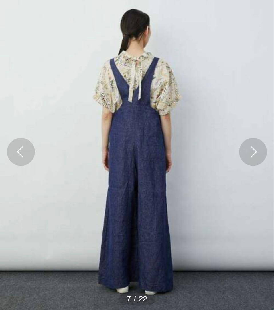 新品✨LOISIR リネンツイルサロペット