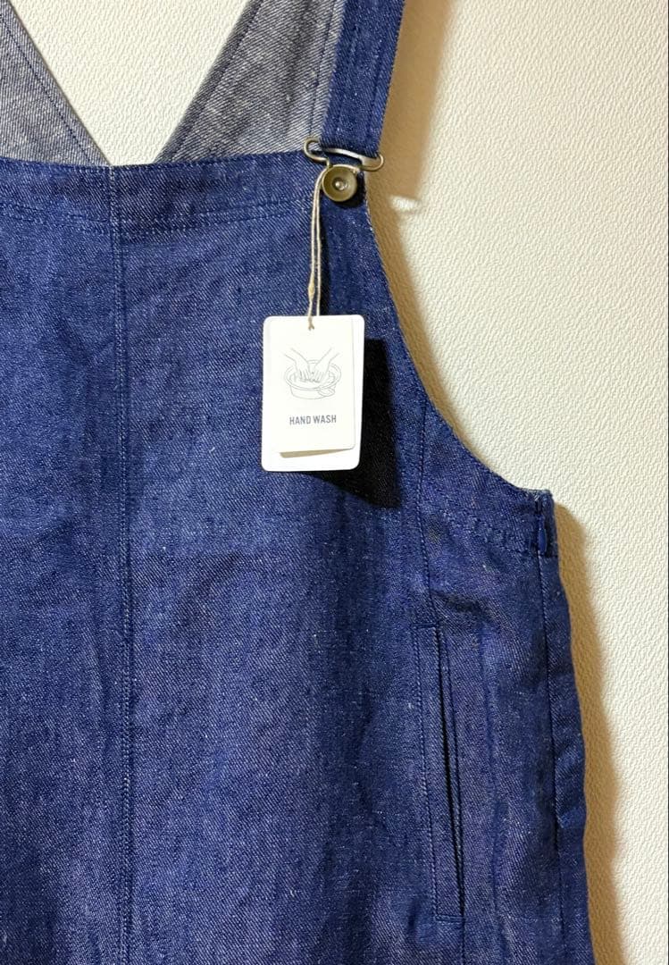 新品✨LOISIR リネンツイルサロペット