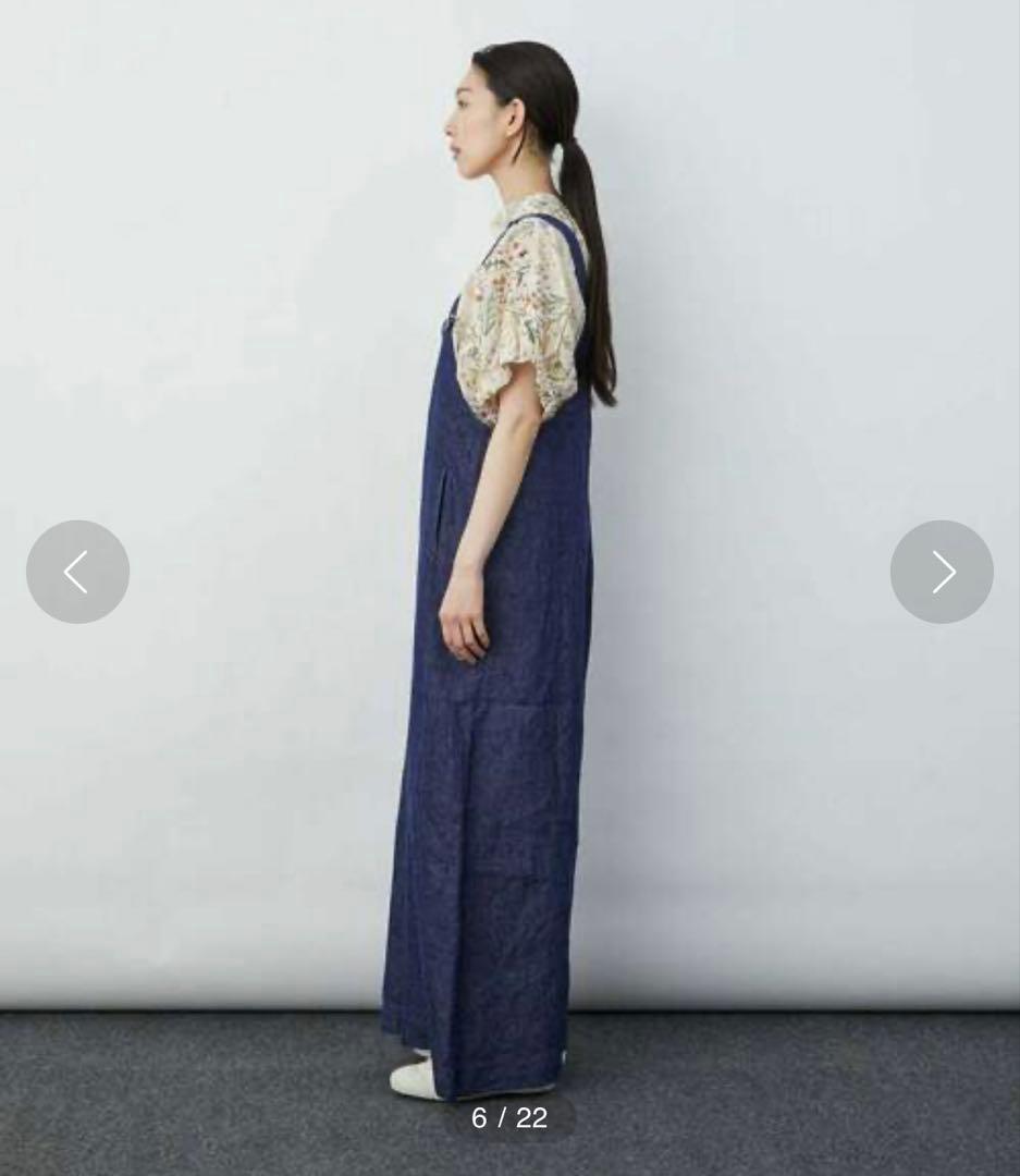 新品✨LOISIR リネンツイルサロペット