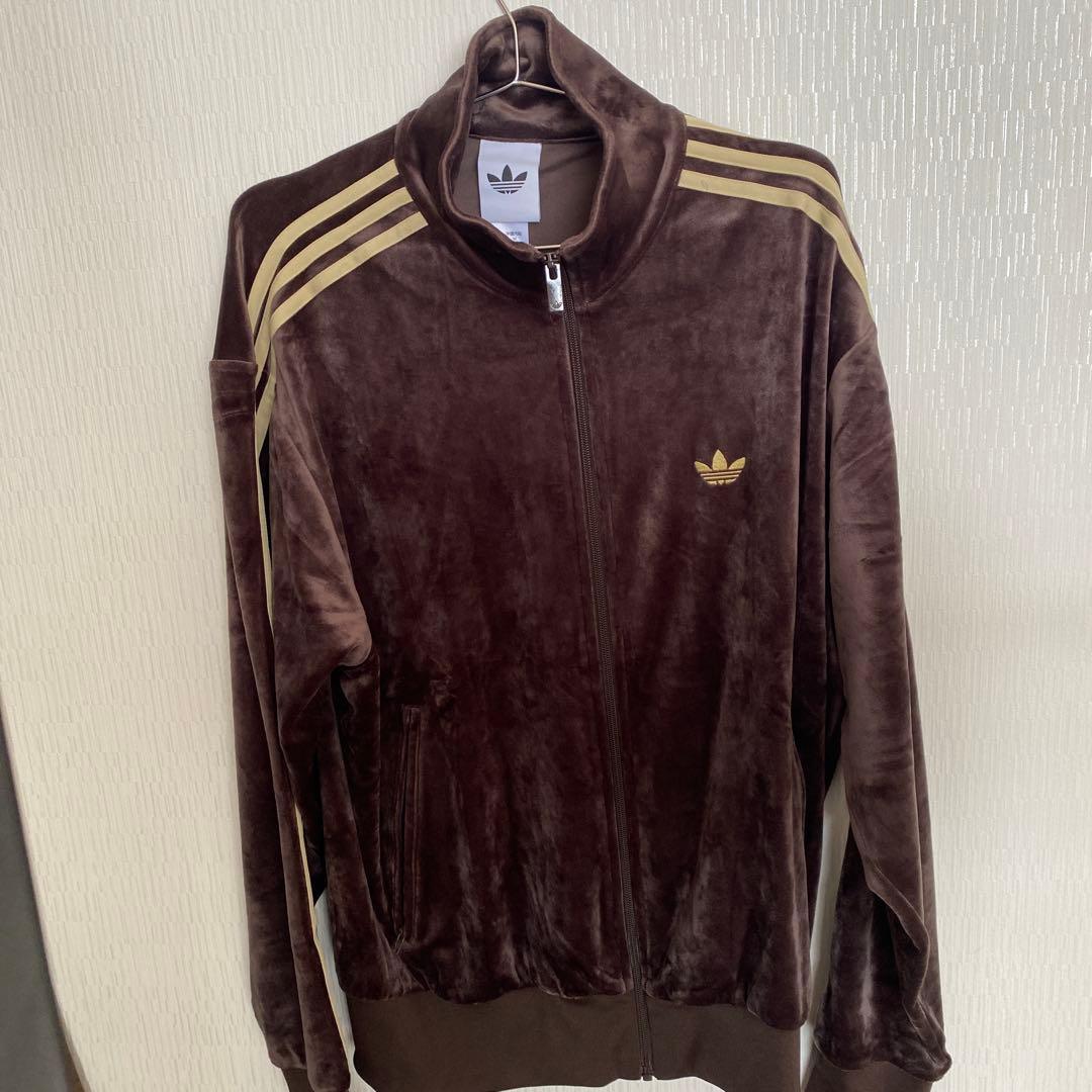 adidas アディダス　ベロア　トラックジャケット