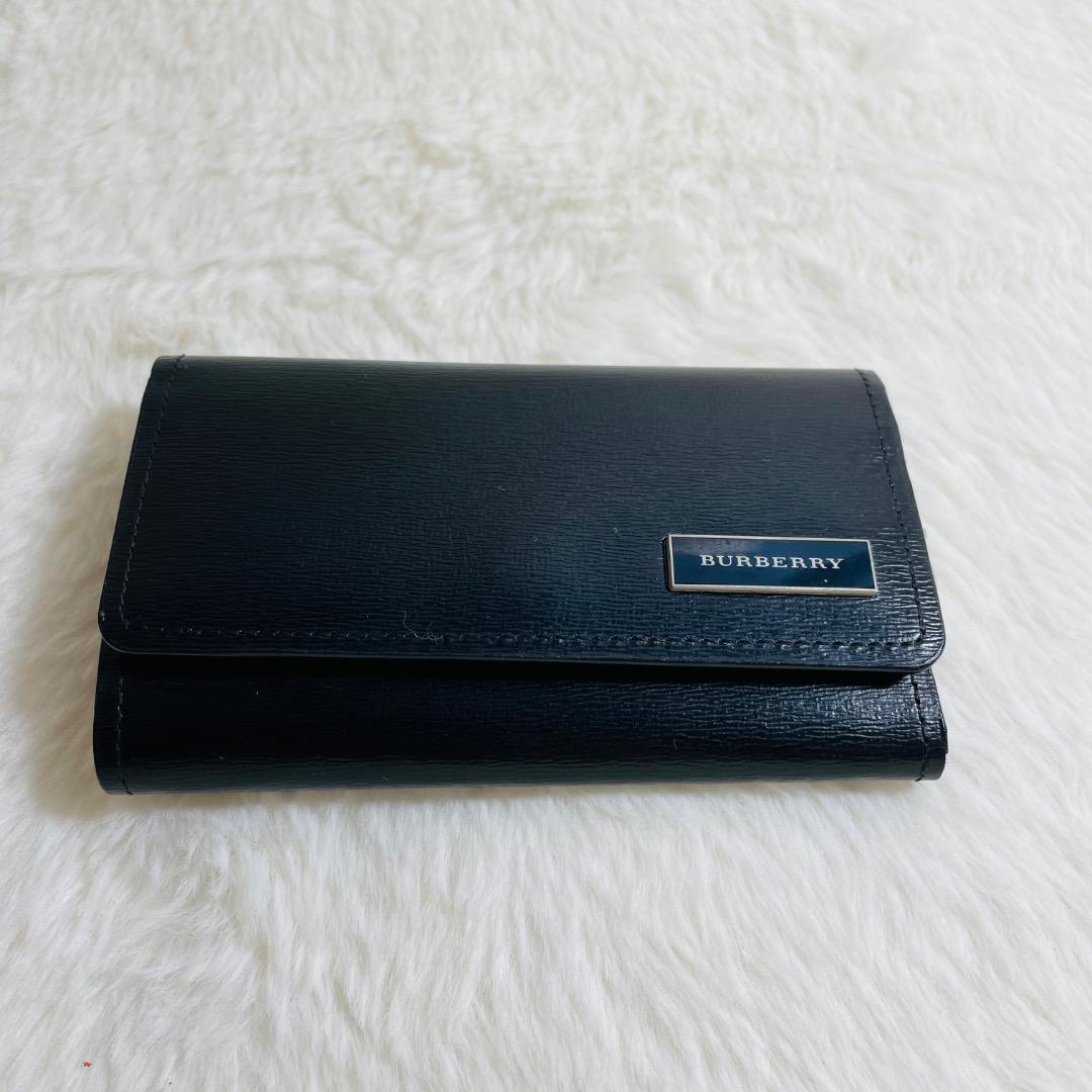 未使用　BURBERRY ノバチェック キーケース ブラック キーリング