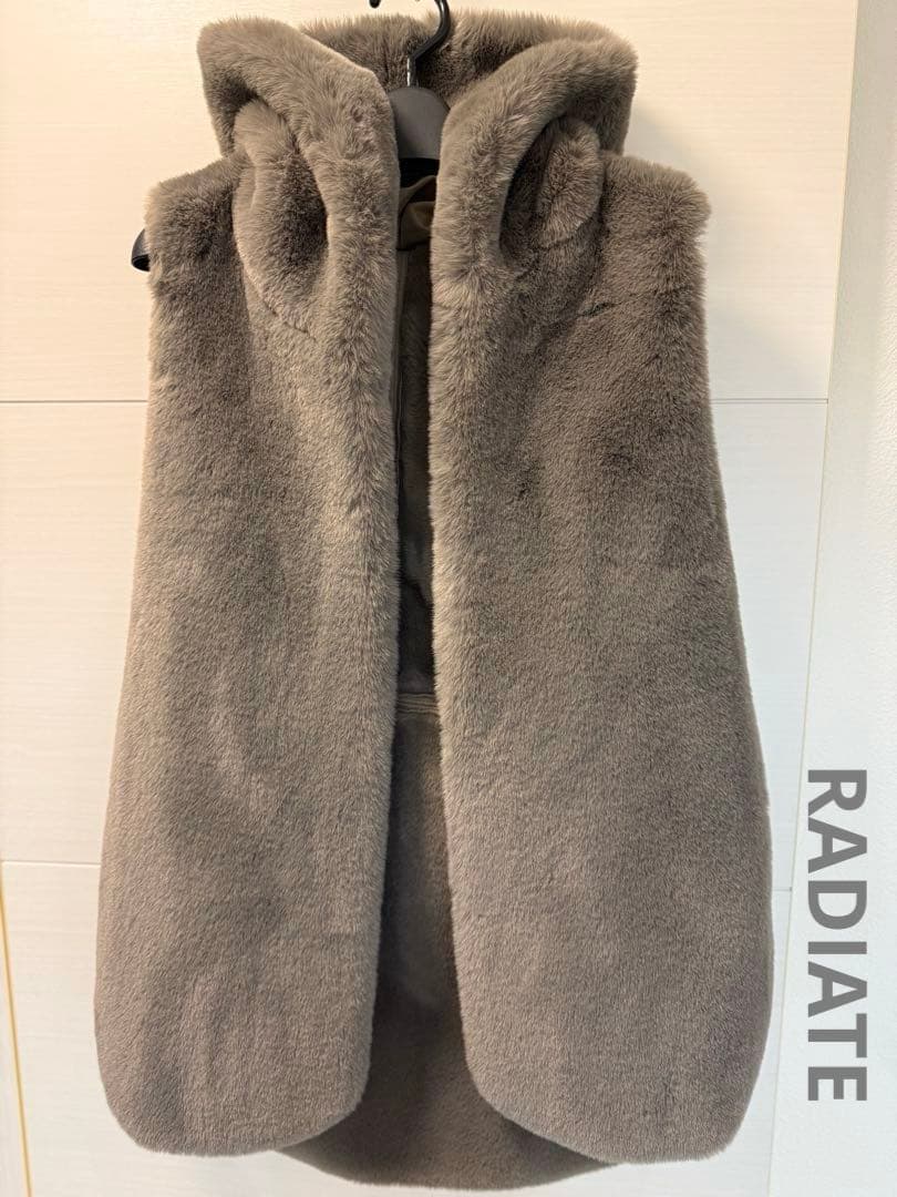 ヤマダヤ　RADIATE MD-058 9号グレー フーデッドファーベスト