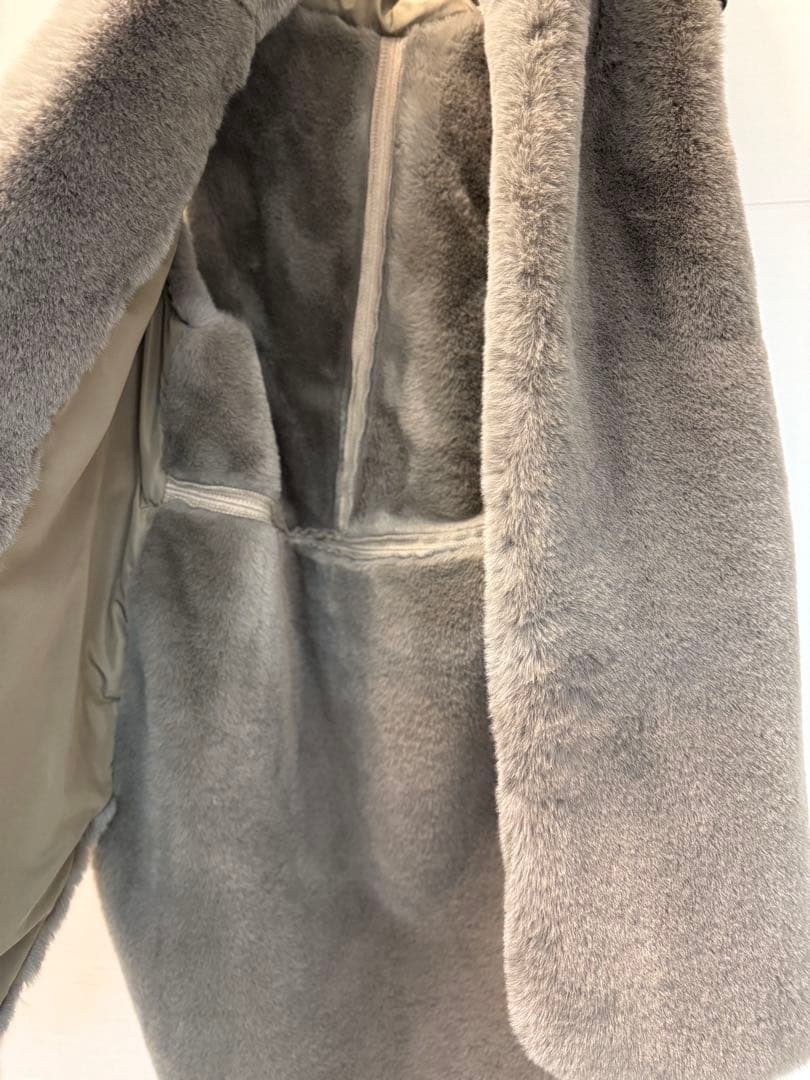 ヤマダヤ　RADIATE MD-058 9号グレー フーデッドファーベスト